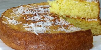 bolo de macaxeira de São João