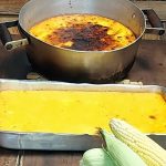 bolo de milho da roça tudo gostoso