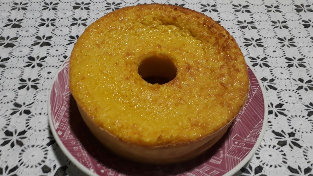 bolo de milho da vovó molhadinho simples @canaldavovomaria