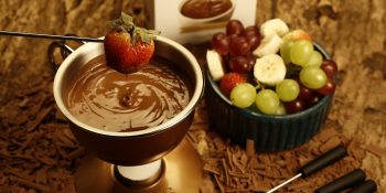 Fondue da Cacau Show caseiro