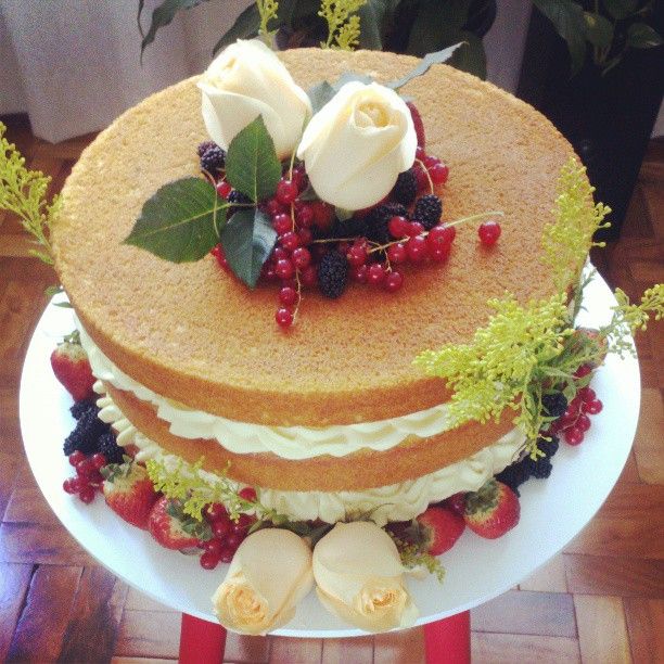 naked cake com frutas fácil 