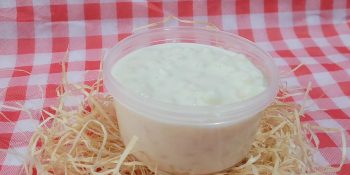 Canjica cremosa com coco
