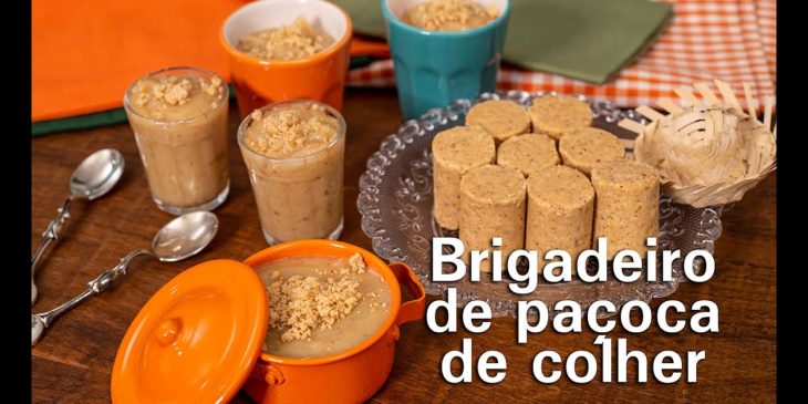 paçoca de colher simples cremoso fácil