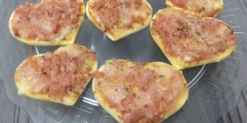 Pizza de coração