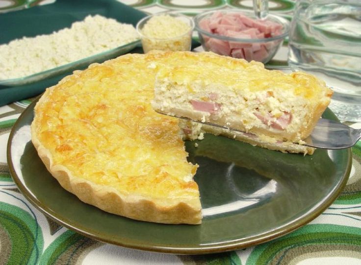 quiche de queijo e bacon @pinterest