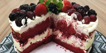 Receita para bolo especial: Recheio de frutas vermelhas