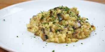 Risoto de cogumelos
