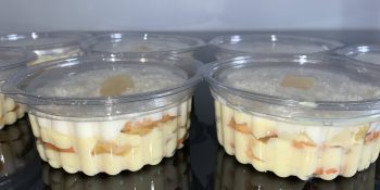 Sobremesa com beijinho de lata
