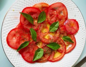 Carpaccio de tomate light