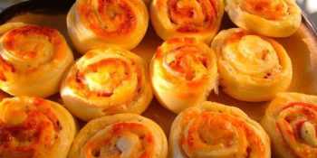 Caracóis de queijo