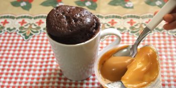 Bolo de caneca sem trigo