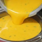 Sopa de batata de 3 queijos caldo