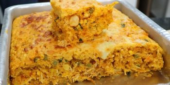 Torta de frango sem lactose