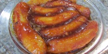 Banana caramelada