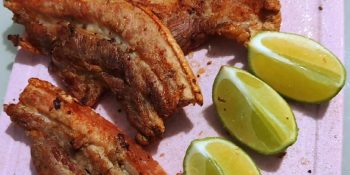 Barriga de porco na airfryer com 2 ingredientes