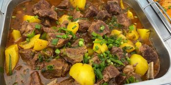 Bife ao molho com batata