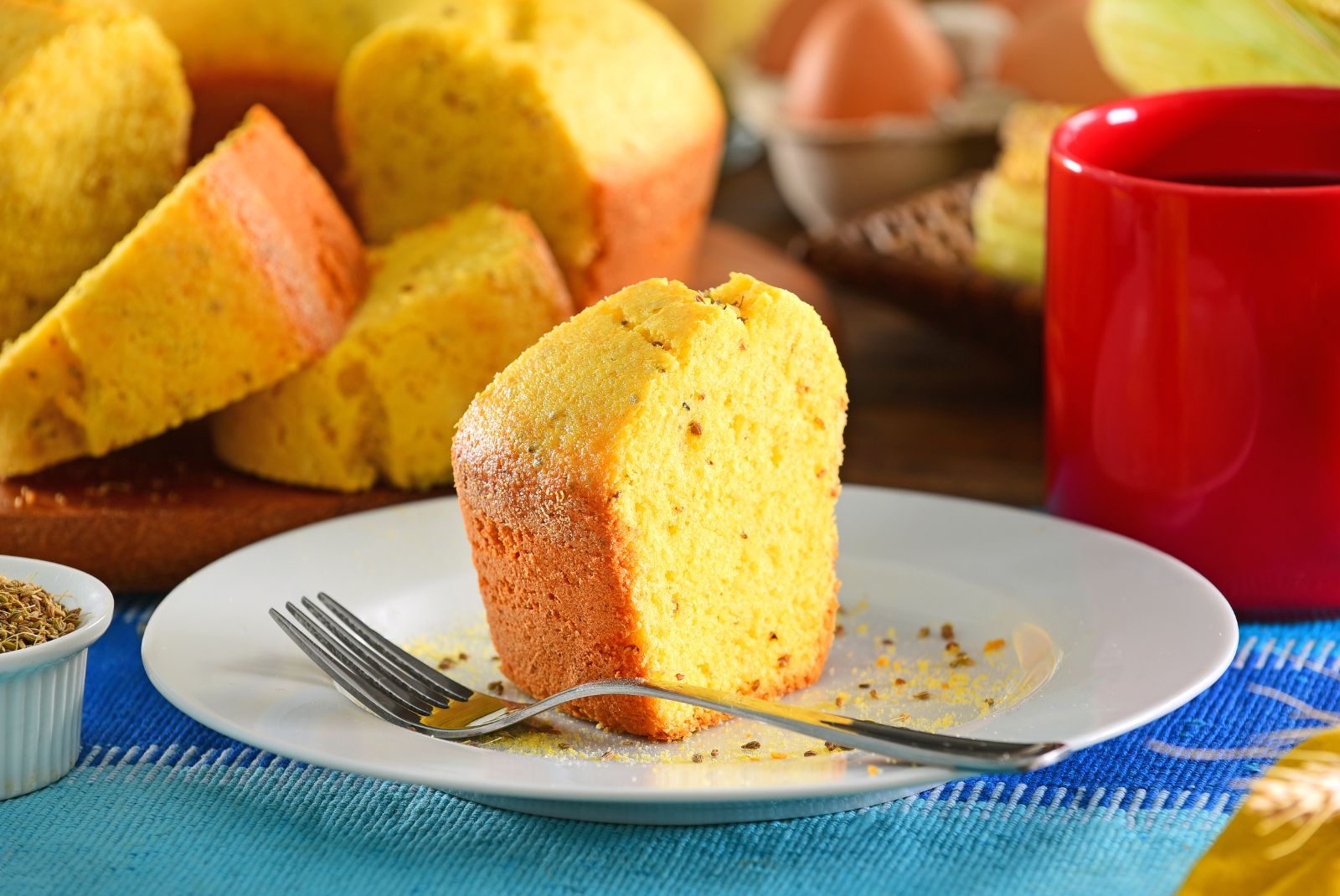 bolo de milho com leite condensado