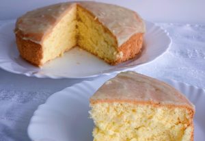 Bolo de limão sem lactose