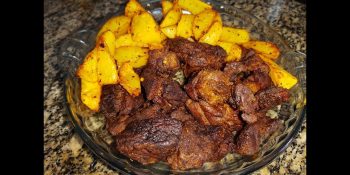 Carne na airfryer