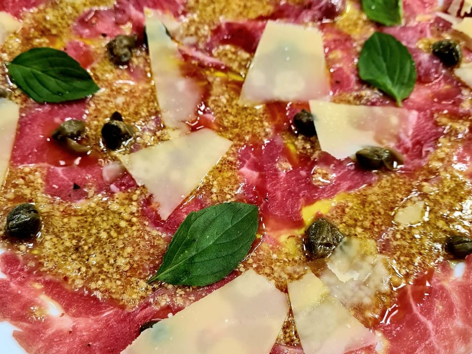 como fazer carpaccio de lagarto