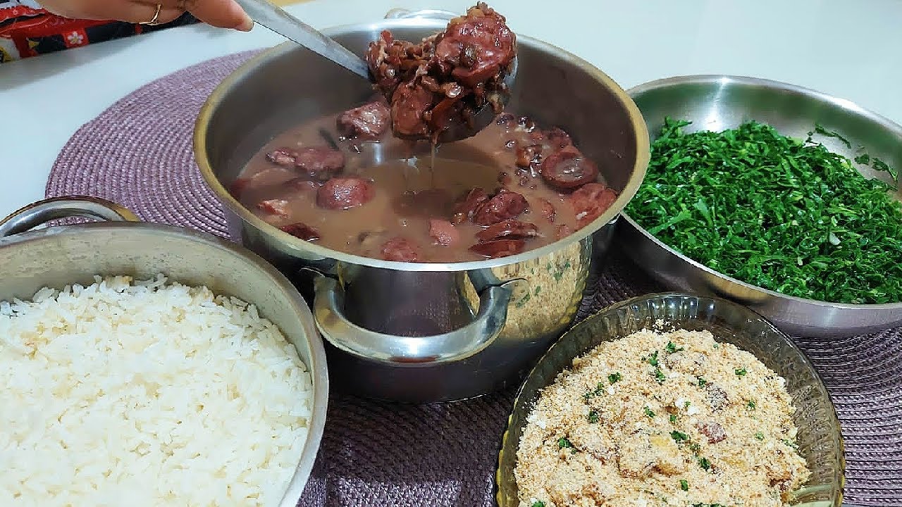 como fazer feijoada de domingo