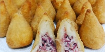 Coxinha de carne seca