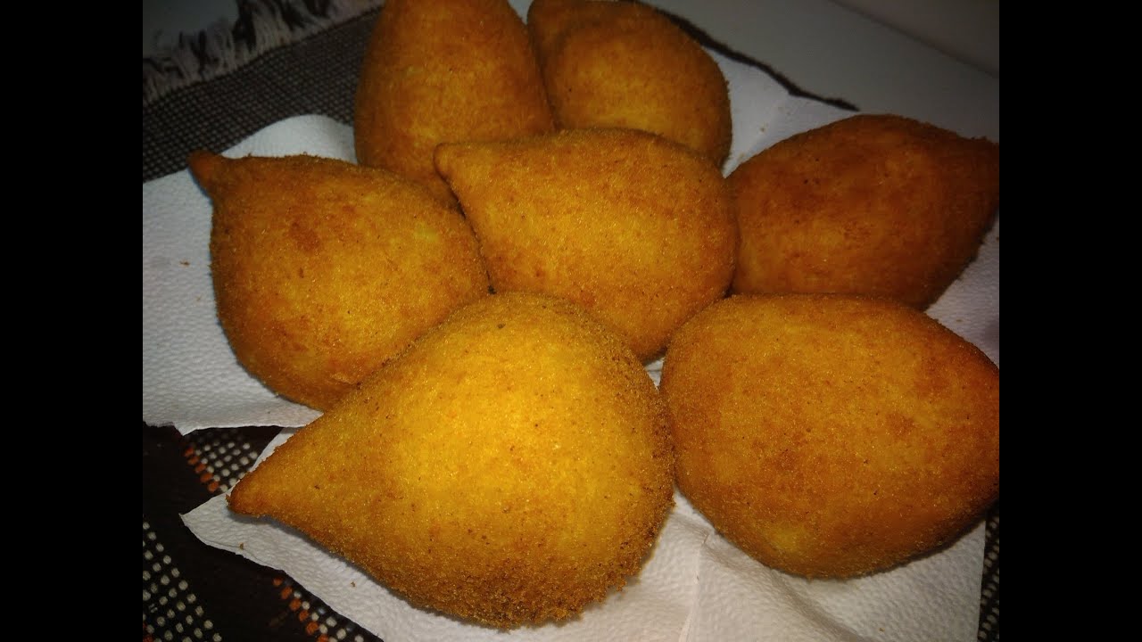 coxinha de carne seca tudo gostoso