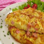 Fritada de batata com bacon