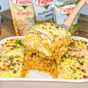 Melhor lanchão de padaria no forno com frango