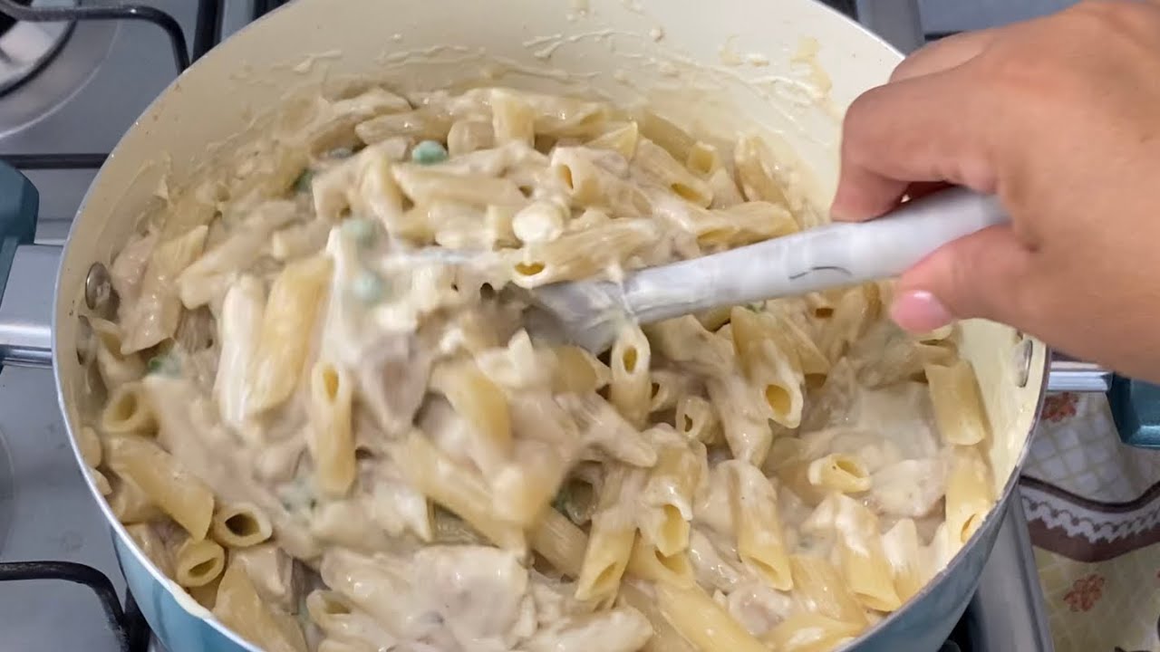 macarrão ao molho branco sem leite da vovó palmirinha