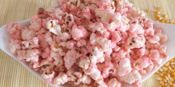 pipoca cor de rosa