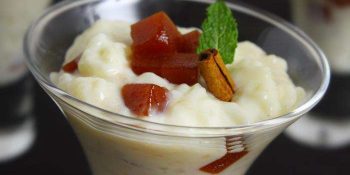 Arroz doce Romeu e Julieta