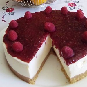 Cheesecake de framboesa