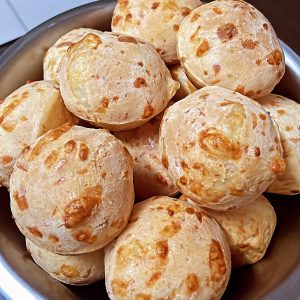 Pão de queijo com 3 ingredientes
