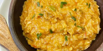 Arroz cremoso de Dia dos Pais