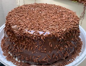 Bolo de brigadeiro super fofinho