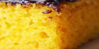 Bolo de cenoura sem glúten