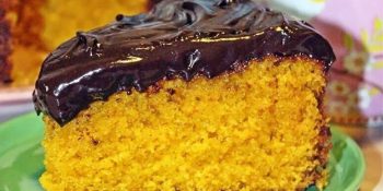 Bolo de cenoura tradicional