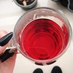 Chá de hibisco com limão