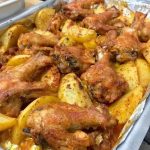 Frango com batatas para Dia do Pais