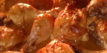 Frango assado na cerveja simples