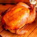 Frango assado de Dia dos Pais