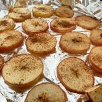 Maça assada com canela