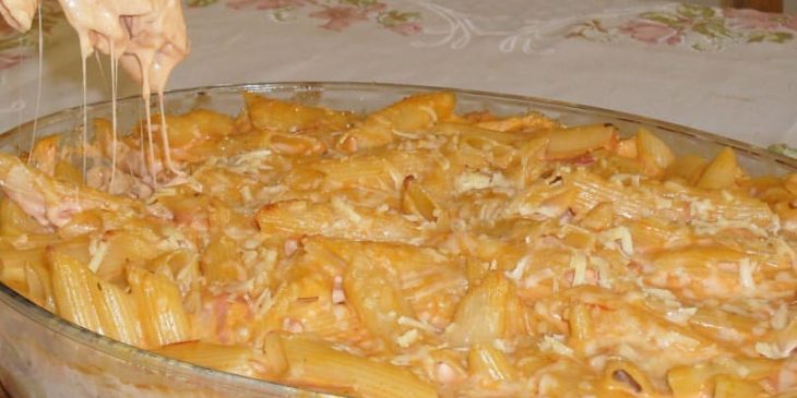 Macarrão de forno cremoso