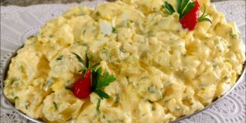 Maionese com ovo cozido e batata