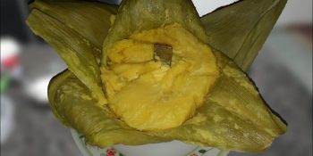 Pamonha na cuscuzeira