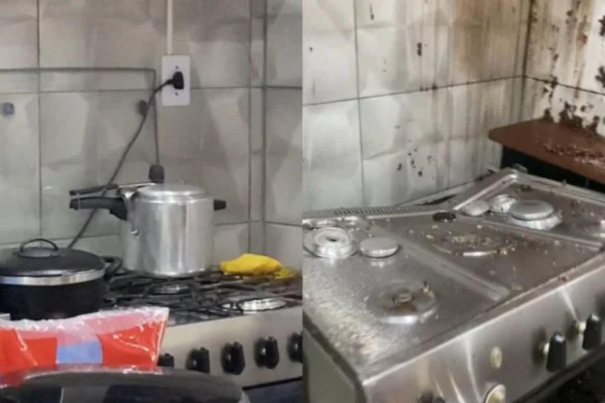 panela de pressão explodir