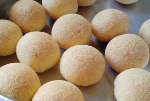 Pão de queijo com trigo