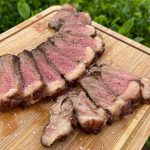 Picanha grelhada na churrasqueira