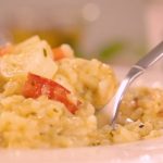 risoto de palmito simples